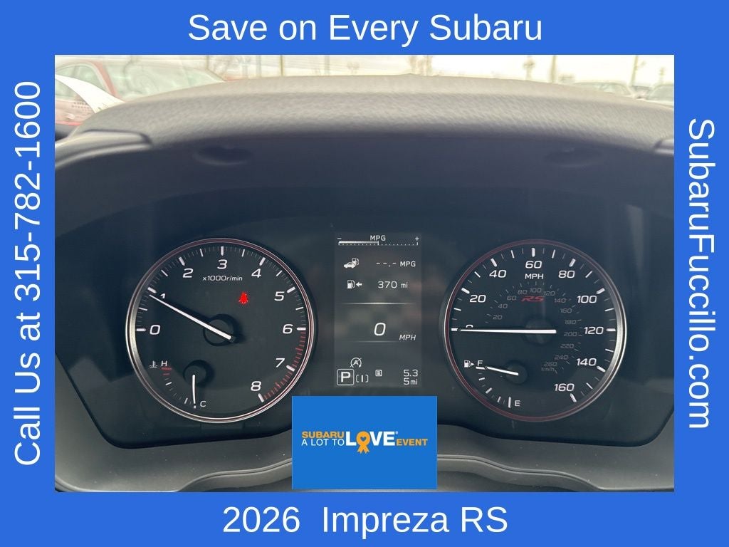 2026 Subaru IMPREZA RS