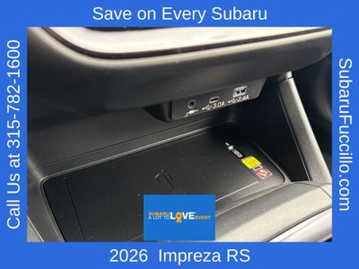 2026 Subaru IMPREZA RS