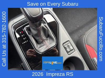 2026 Subaru IMPREZA RS