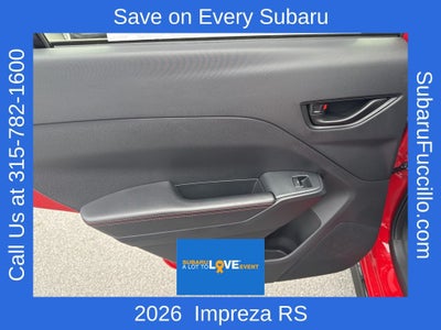 2026 Subaru IMPREZA RS