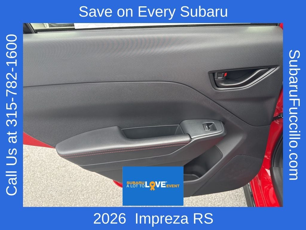2026 Subaru IMPREZA RS
