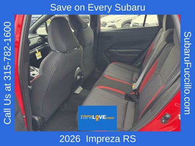 2026 Subaru IMPREZA RS