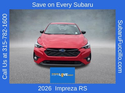 2026 Subaru IMPREZA RS