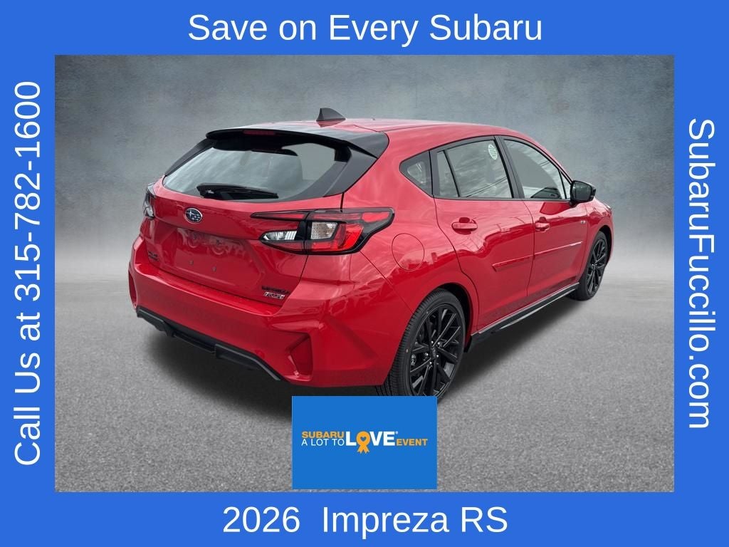 2026 Subaru IMPREZA RS
