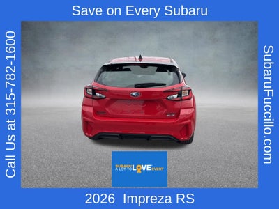 2026 Subaru IMPREZA RS