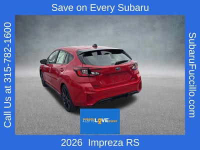 2026 Subaru IMPREZA RS