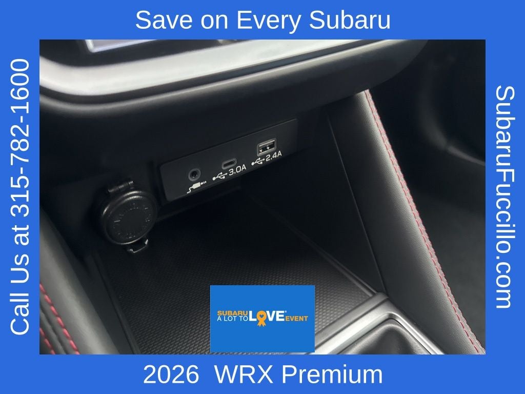 2026 Subaru WRX Premium