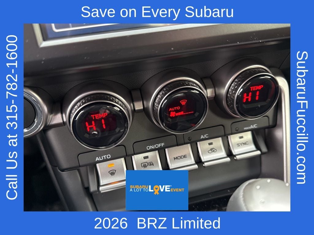 2026 Subaru BRZ Limited