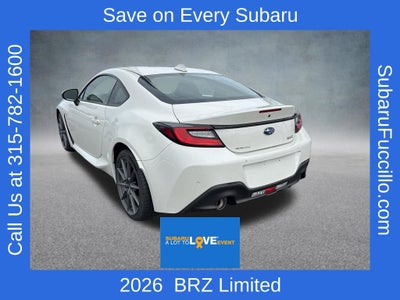 2026 Subaru BRZ Limited