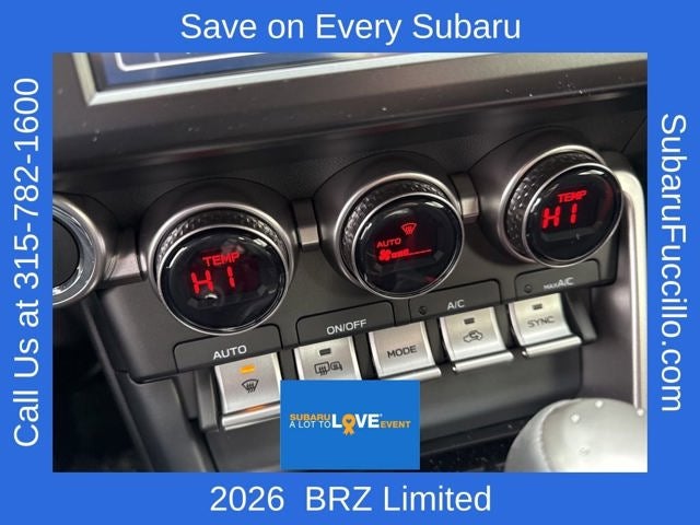 2026 Subaru BRZ Limited