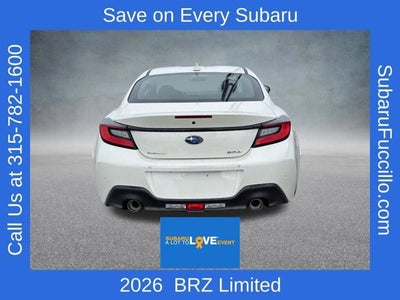 2026 Subaru BRZ Limited