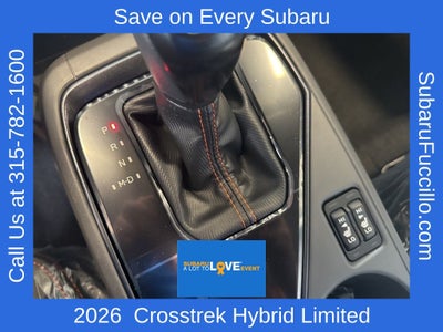 2026 Subaru CROSSTREK Limited Hybrid