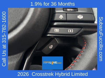 2026 Subaru CROSSTREK Limited Hybrid