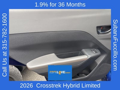 2026 Subaru CROSSTREK Limited Hybrid