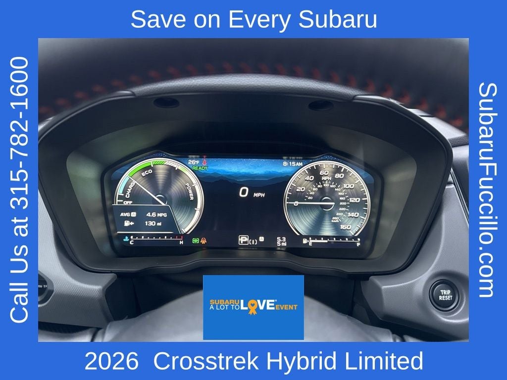 2026 Subaru CROSSTREK Limited Hybrid