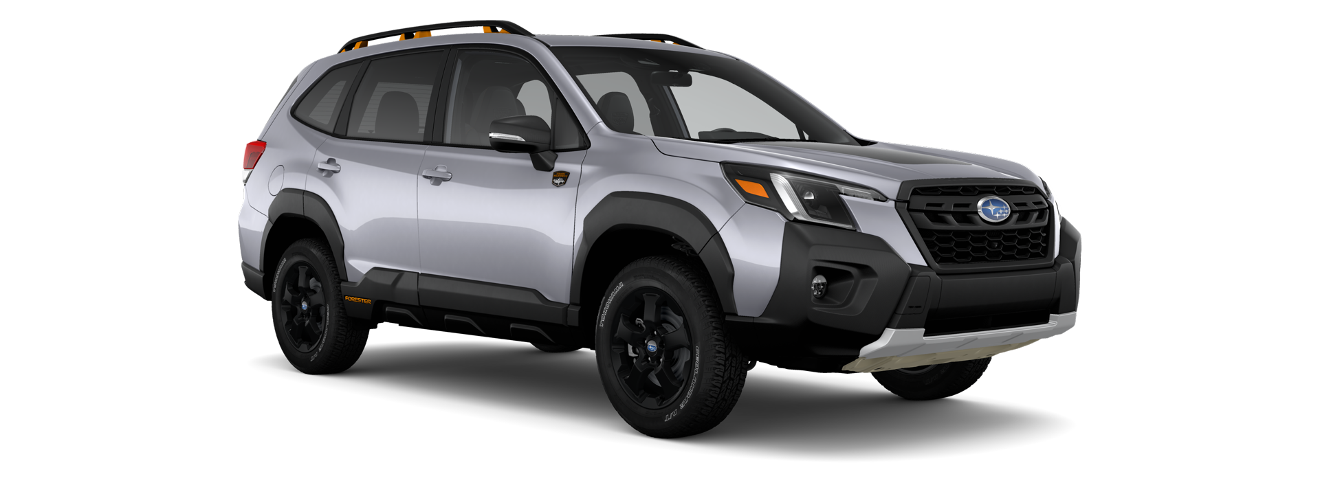 2025 Subaru Forester Wilderness Shown in Ice Silver Metallic